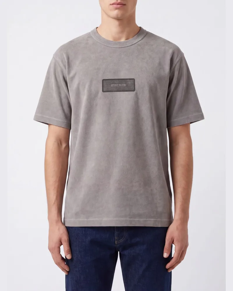 Stone Island T-shirt herren Grau