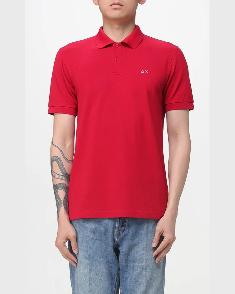 Sun68 Polo herren Rot