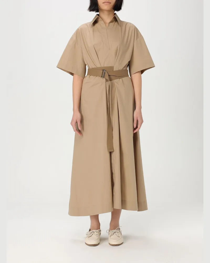 Brunello Cucinelli Kleider damen Beige
