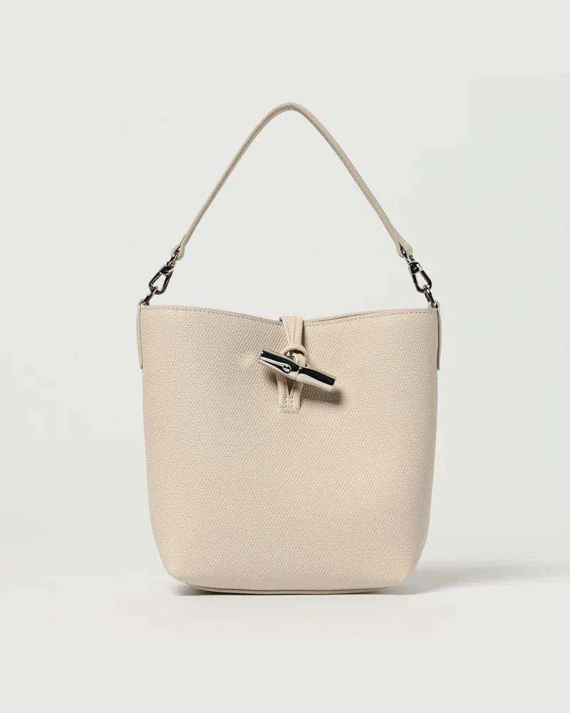 Longchamp Schultertasche damen Ivory