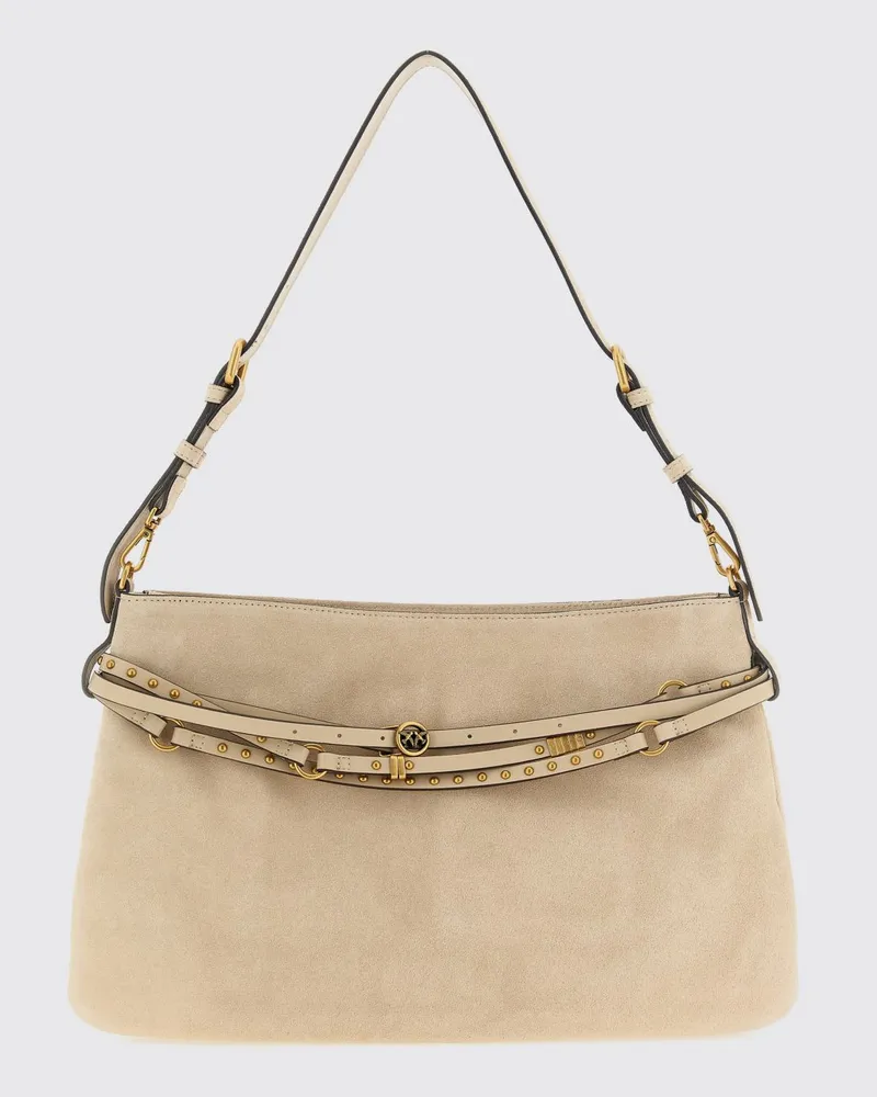 Pinko Schultertasche damen Beige