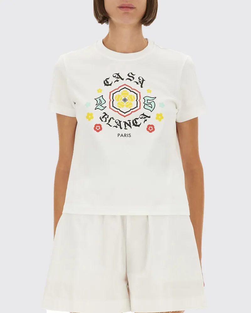 Casablanca Paris T-shirt damen Weiß