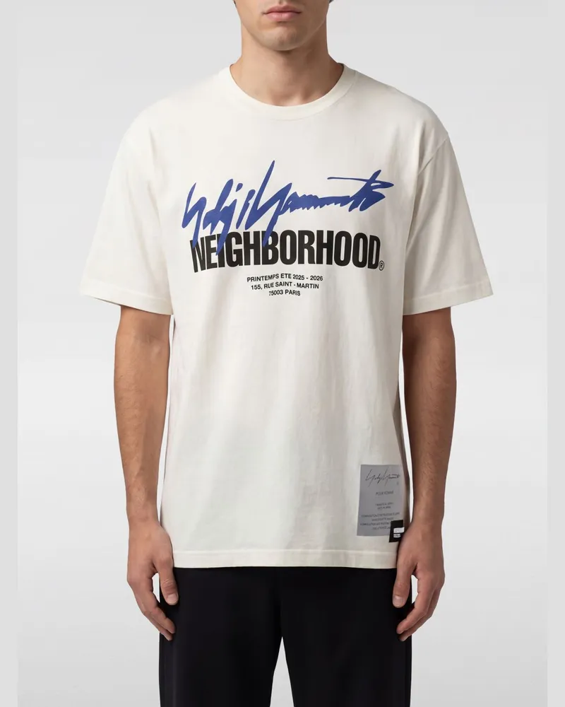 Yohji Yamamoto T-shirt herren Weiß