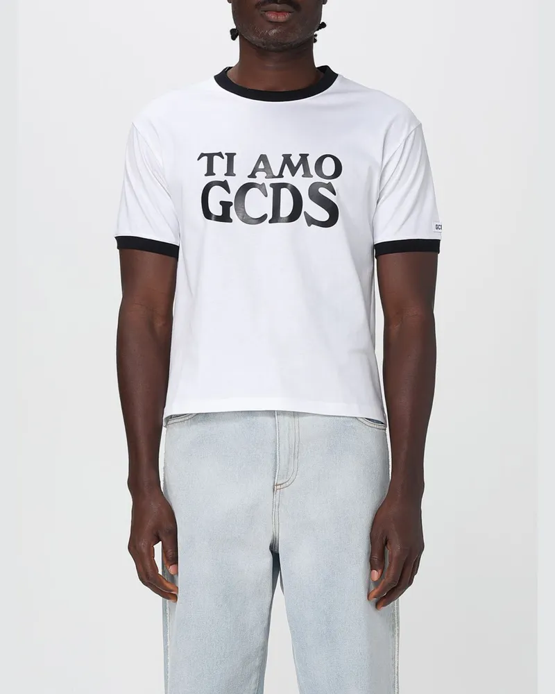 GCDS T-shirt herren Weiß