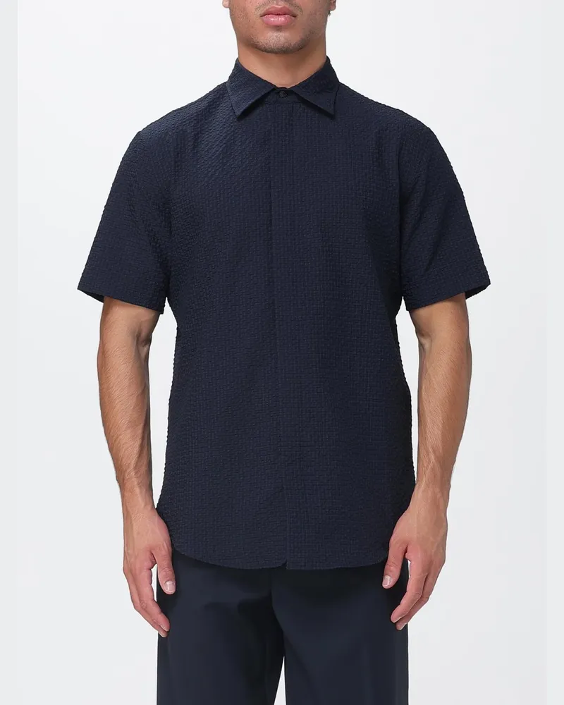 Emporio Armani Hemd herren Blau