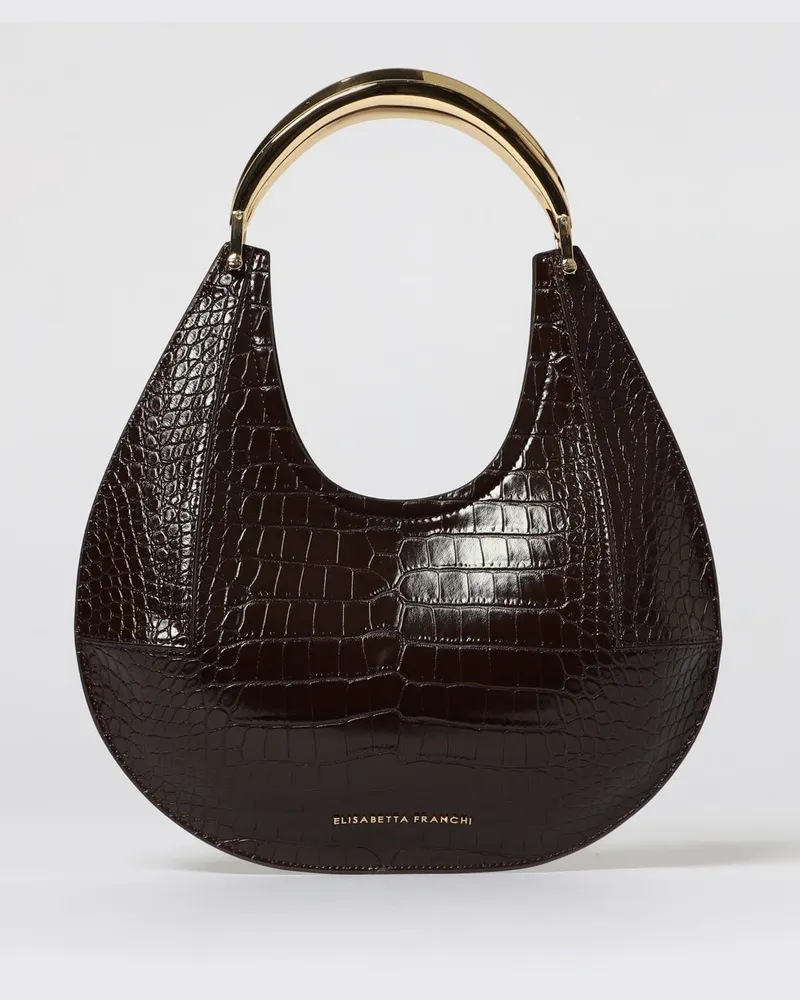 Elisabetta Franchi Schultertasche damen Braun