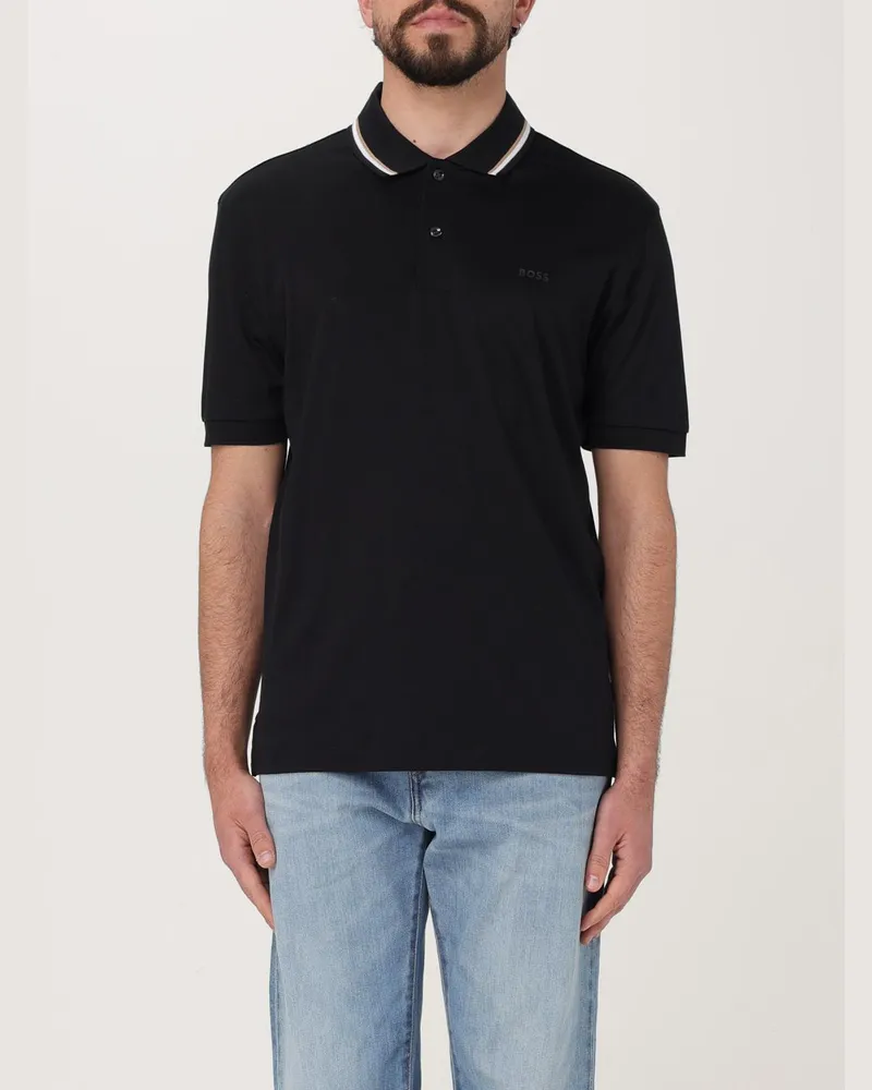 HUGO BOSS Polo herren Schwarz