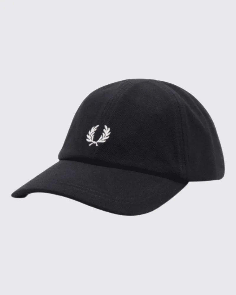 Fred Perry Baseballcap aus Baumwoll-Canvas von mit gesticktem Logo Schwarz