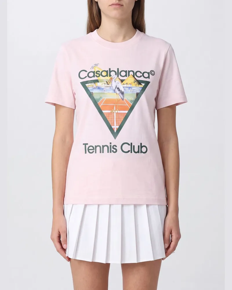 Casablanca Paris T-shirt damen Pink
