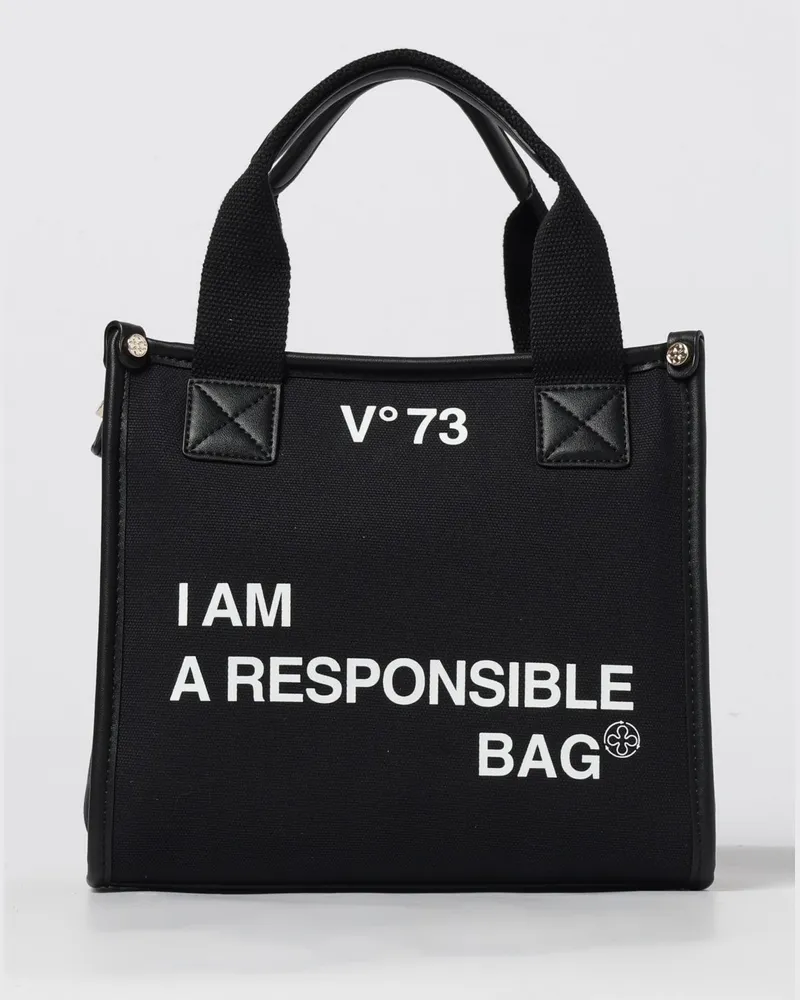 V°73 Handtasche damen Schwarz