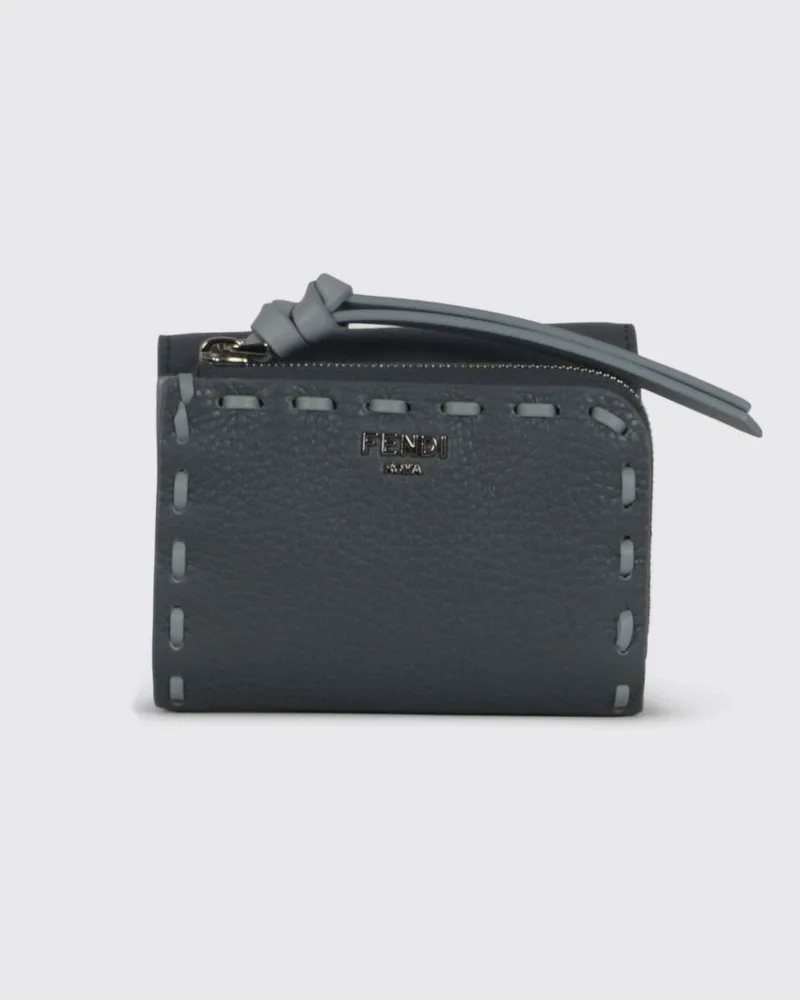 Fendi Geldbörse damen Hellblau