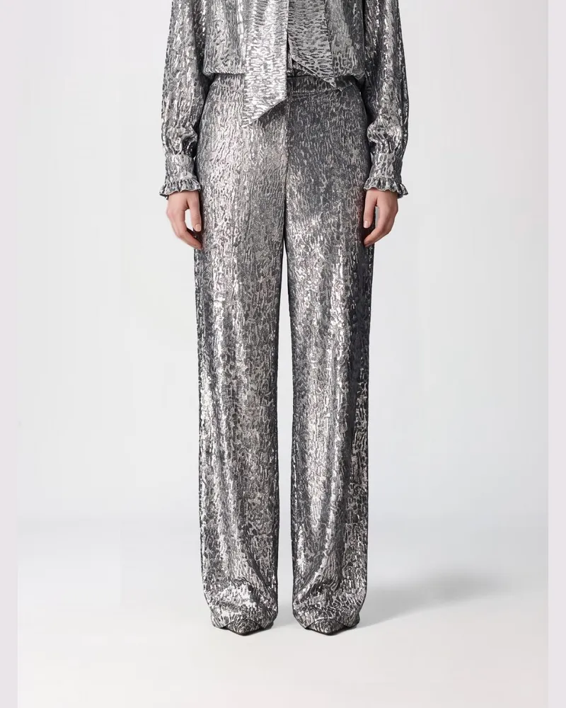 Stella McCartney Hose damen Silber