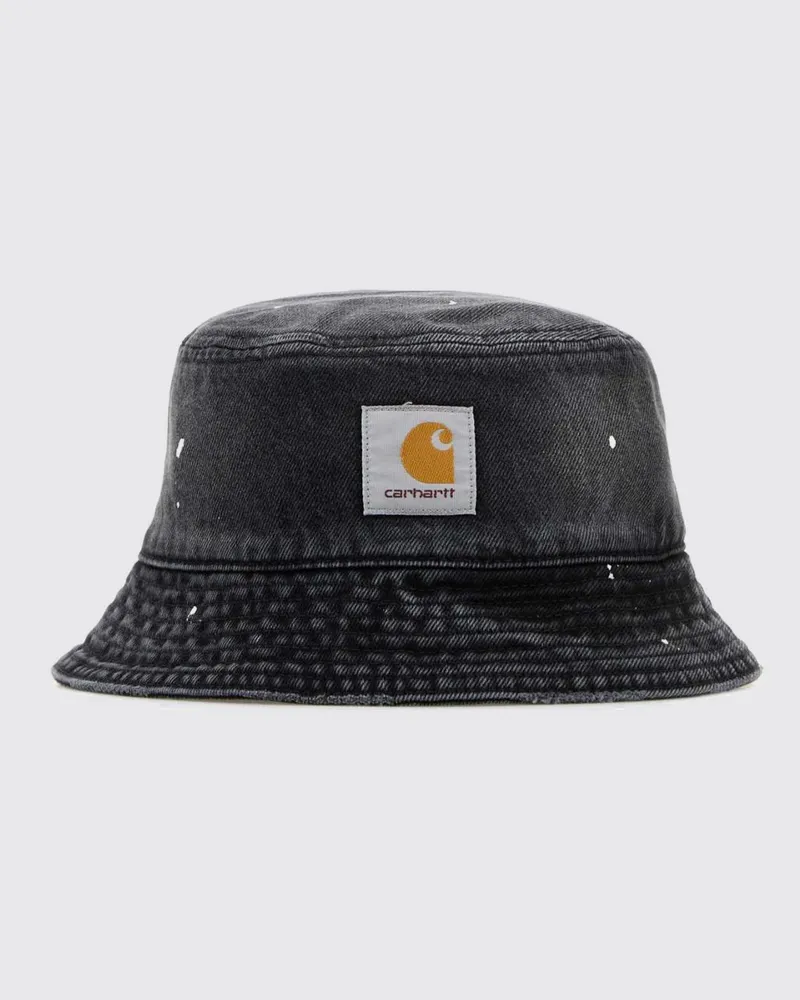 Carhartt WIP Belmar Baseballkappe aus Baumwolle mit gesticktem Logo Schwarz