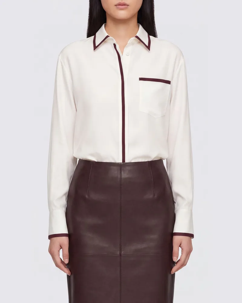 For Restless Sleepers F.R FOR RESTLESS SLEEPERS Hemdbluse damen Ivory