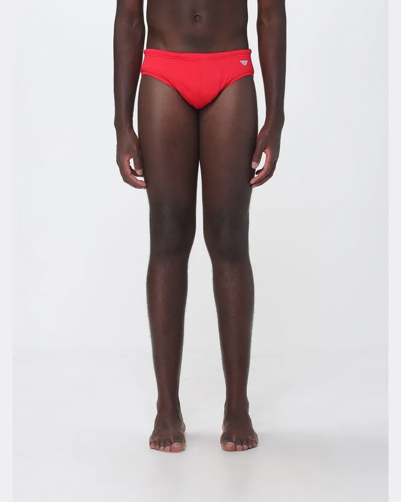 Emporio Armani Bademode herren Rot