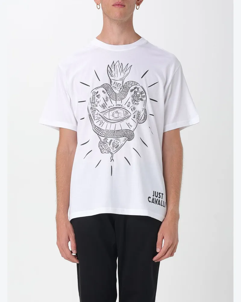 Just Cavalli T-shirt herren Weiß