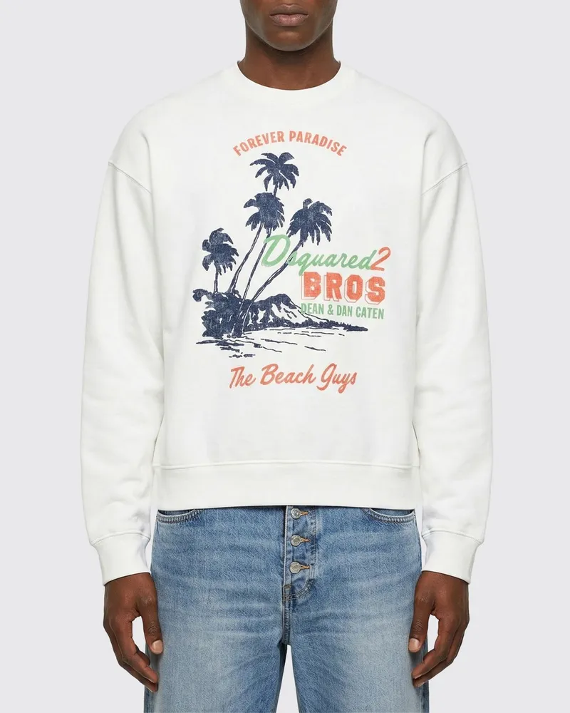 Dsquared2 Pullover herren Weiß