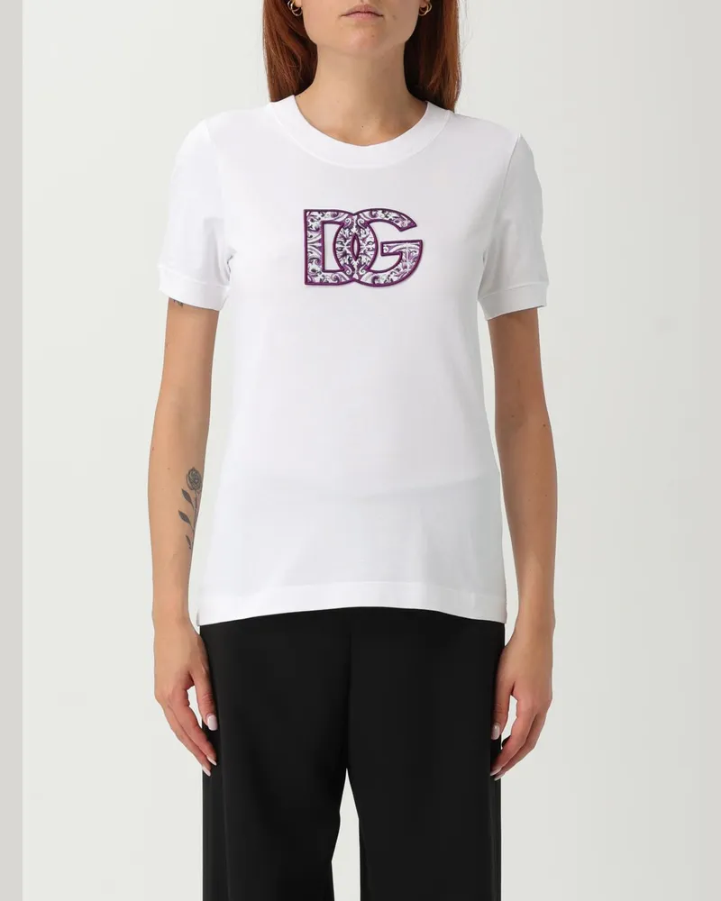 Dolce & Gabbana T-shirt damen Dolce & Gabbana Weiß