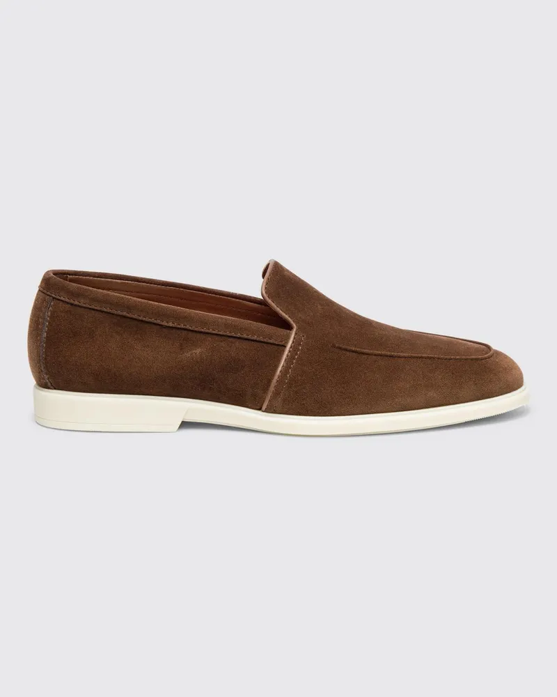 Santoni Mokassins herren Burnt
