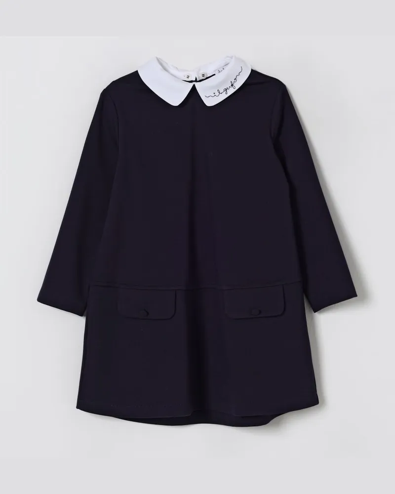 Il Gufo Kleid kinder Blau