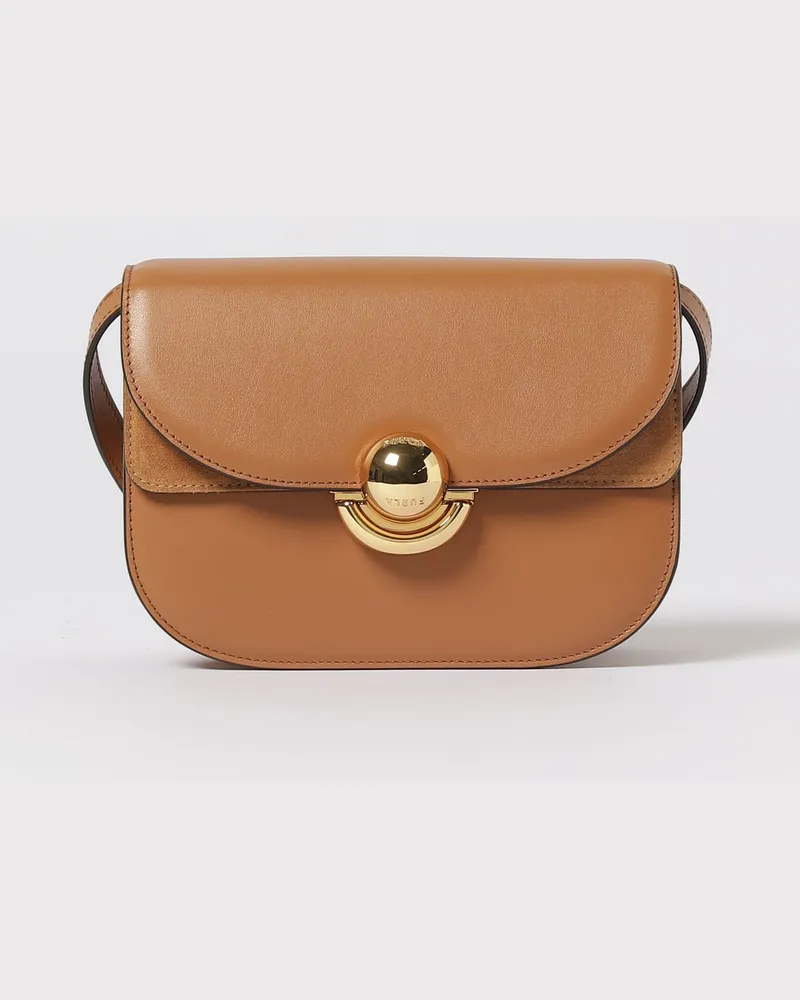 Furla Schultertasche damen Braun