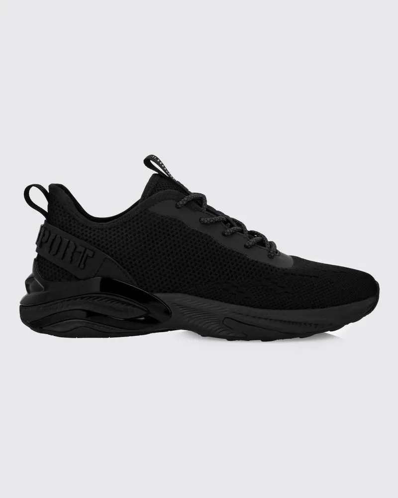Philipp Plein Sneakers aus Häkelstrick Schwarz