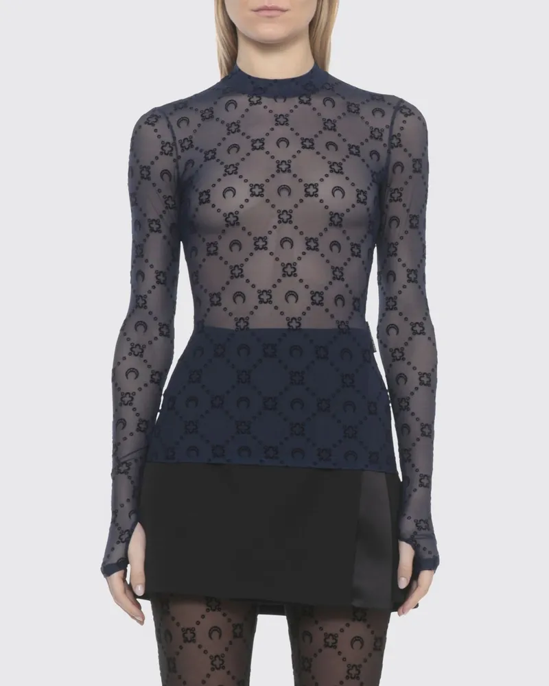 Marine Serre Top damen Blau