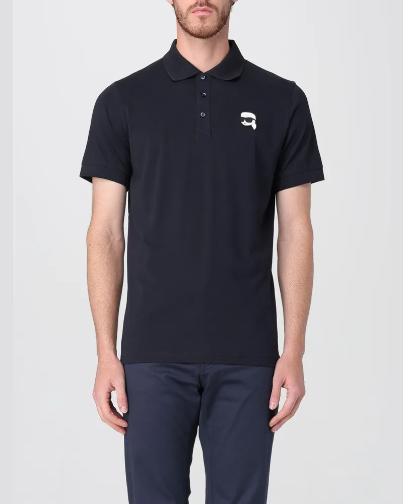 Karl Lagerfeld Polo herren Blau