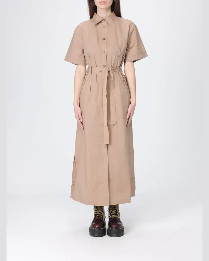 Blauer Kleid damen Beige