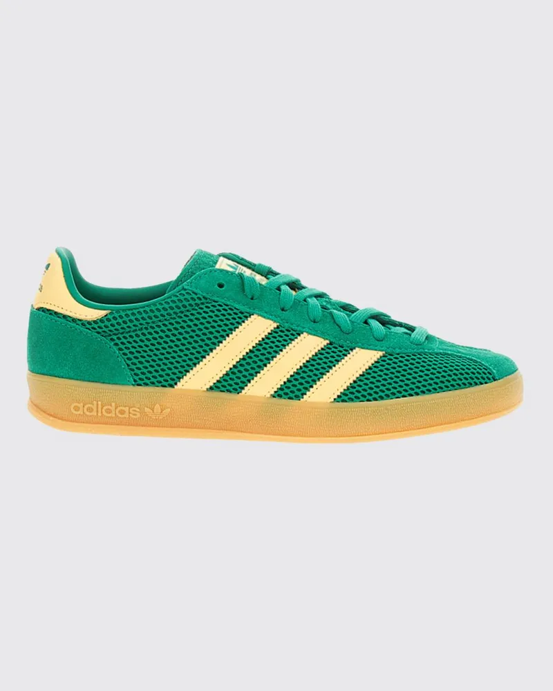 adidas Gazelle Indoor Mesh- und Wildleder-Sneakers Grün