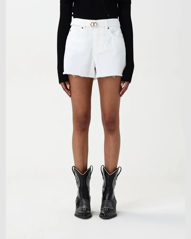 Twin-Set Shorts damen Weiß