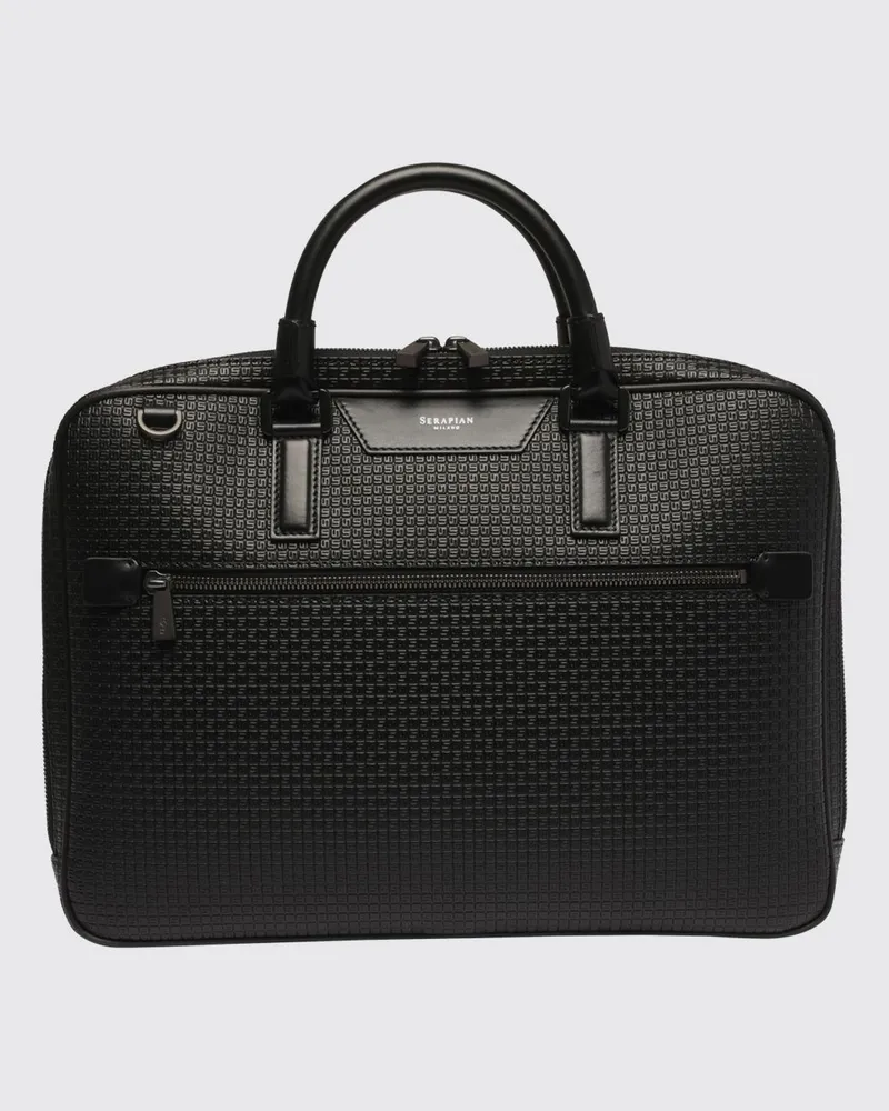 Serapian Schultertasche damen Schwarz