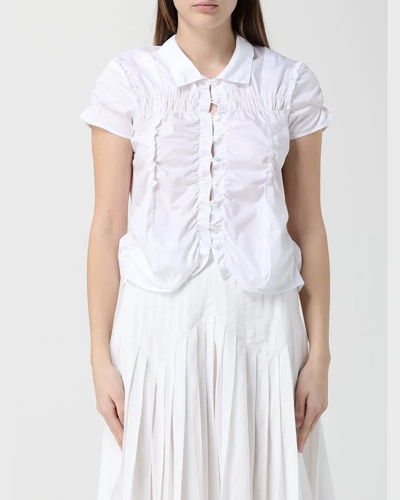 LOW CLASSIC Hemdbluse damen Weiß