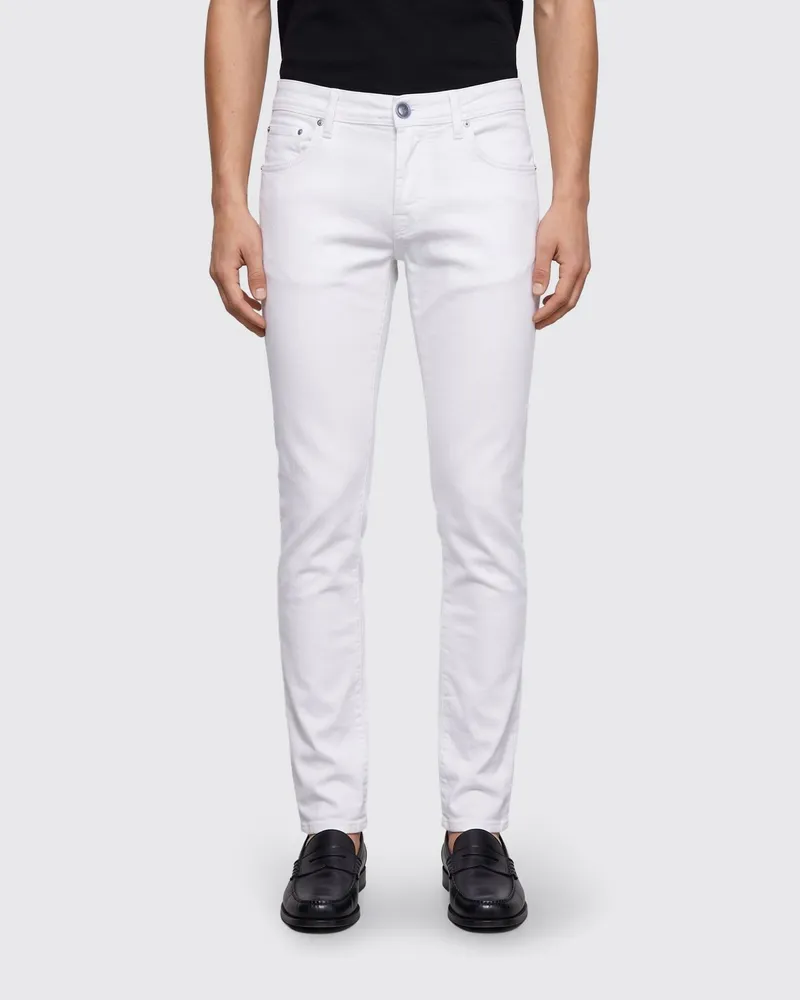 Jacob Cohën Stretch-Denim-Jeans Weiß