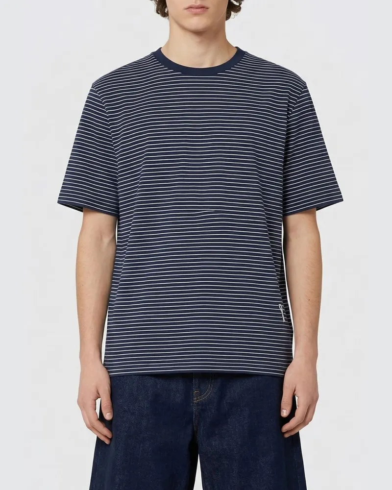 AMI Paris T-shirt herren Blau