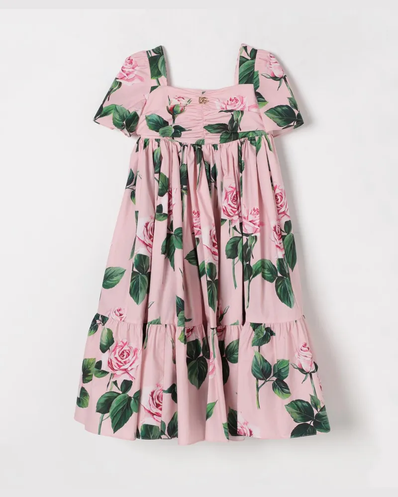 Dolce & Gabbana Kleid kinder Dolce & Gabbana Pink