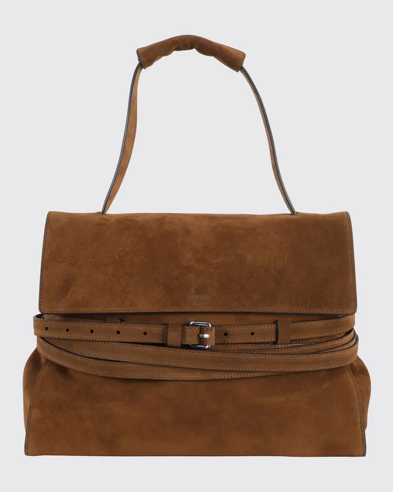 Moschino Schultertasche damen Braun