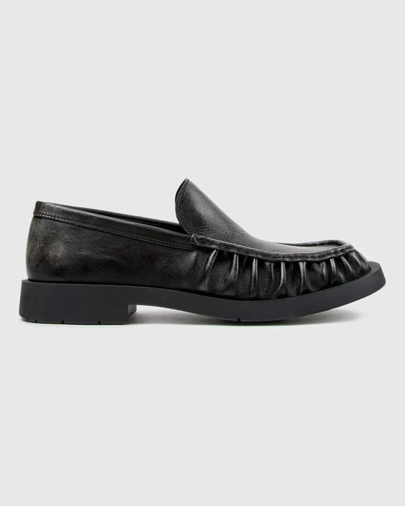Camper Mil 1978 Loafer aus gealtertem Leder mit erhabener Mokassinnaht Bunt