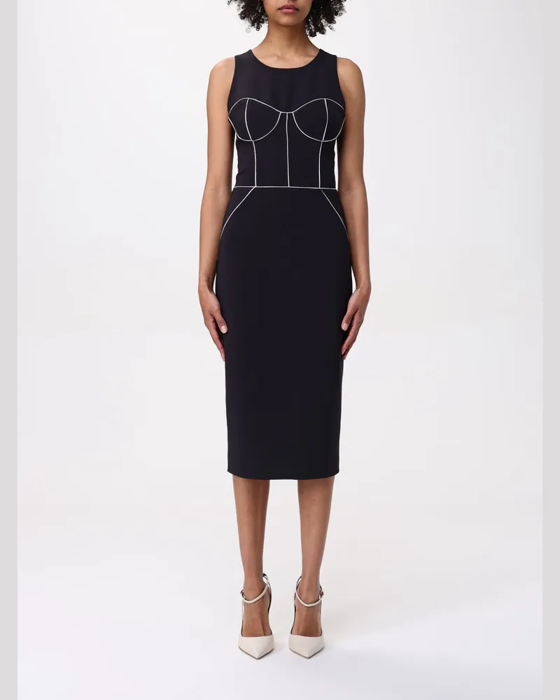 Elisabetta Franchi Kleider damen Schwarz