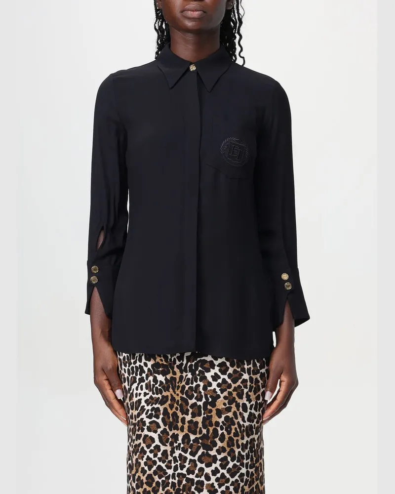 Elisabetta Franchi Hemdbluse damen Schwarz