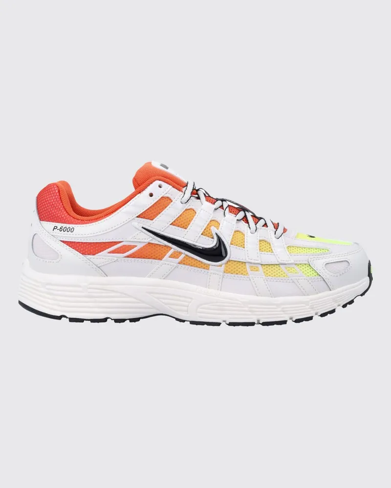 Nike P-6000 Sneaker aus Mesh und Stoff mit Swoosh-Logo und runder Kappe Weiß
