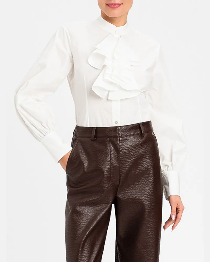 Twin-Set Hemdbluse damen Weiß