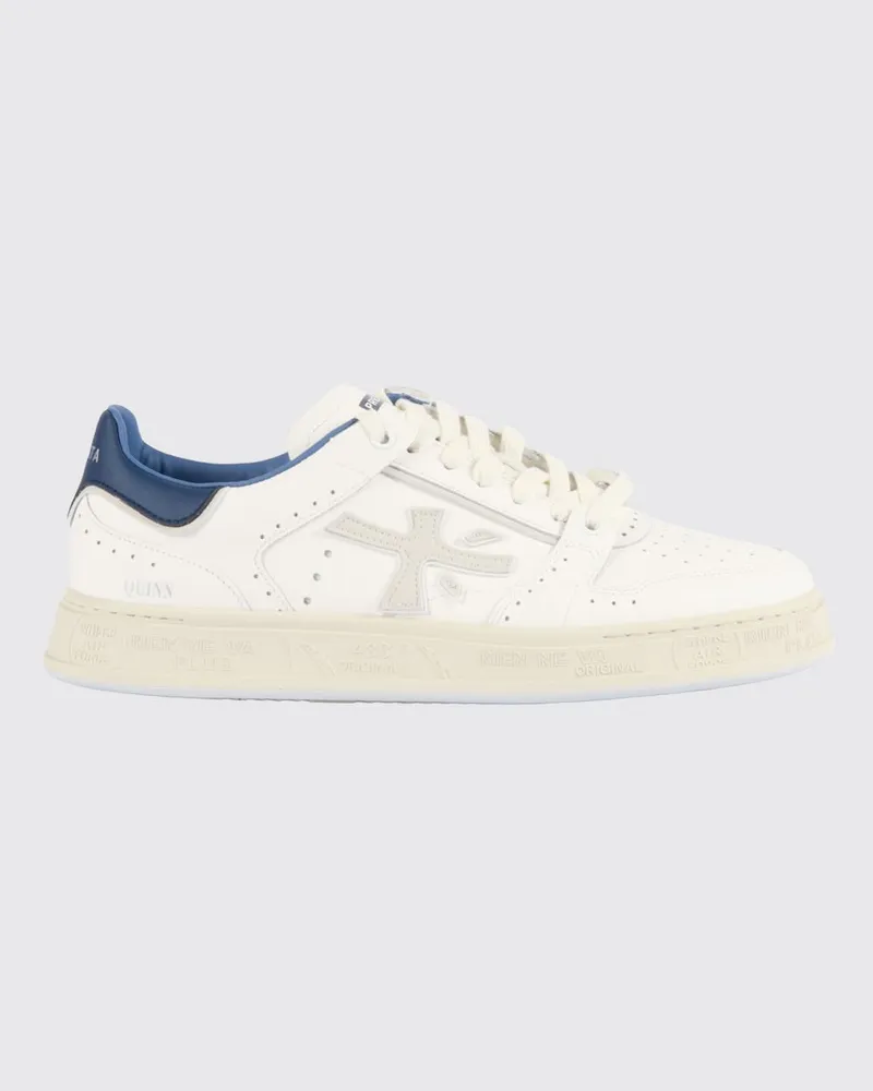 Premiata Quinn Ledersneakers Bianco