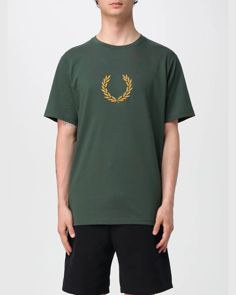 Fred Perry T-shirt herren Grün