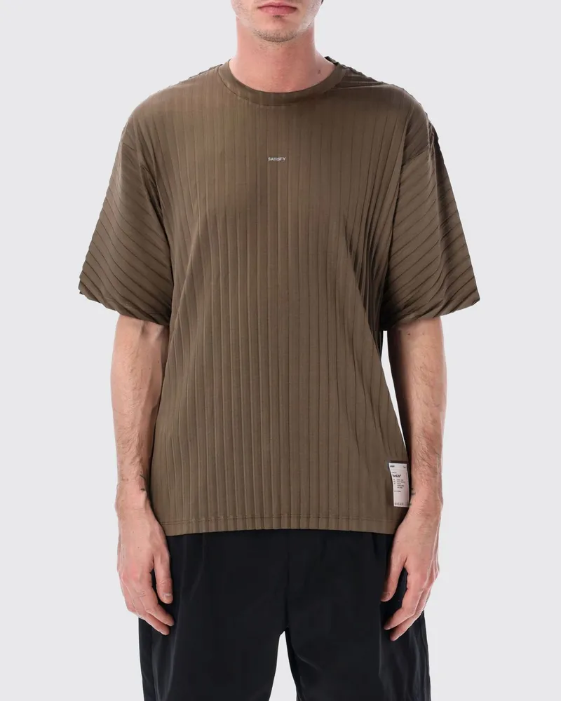 Satisfy T-shirt herren Schwarz