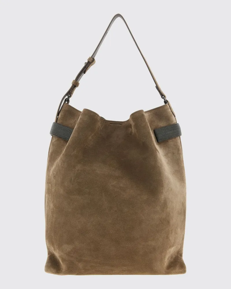 Brunello Cucinelli Schultertasche damen Braun