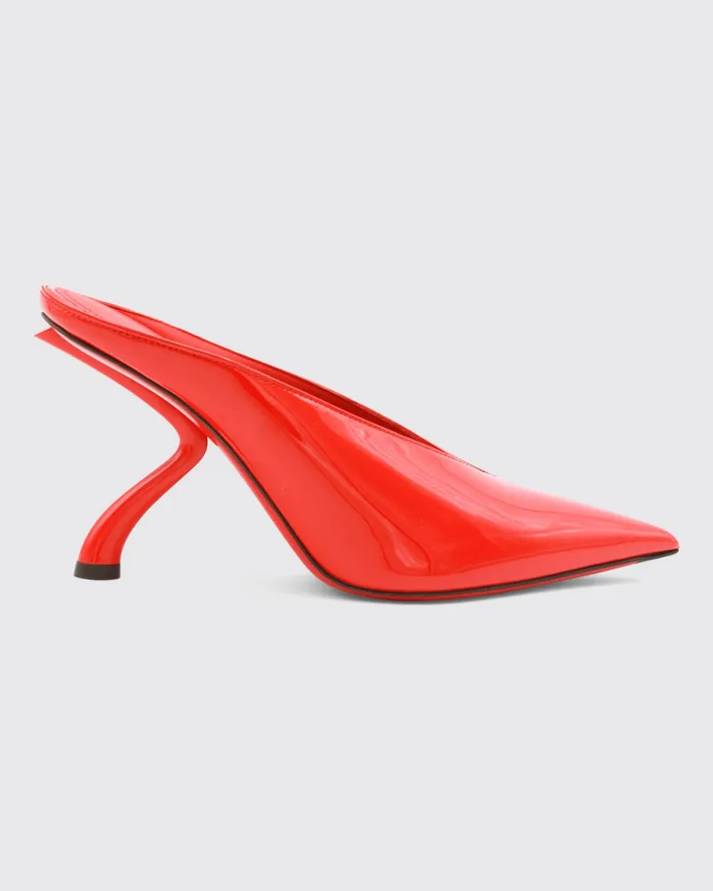 Ferragamo Itaca Lackleder-Mules Rot