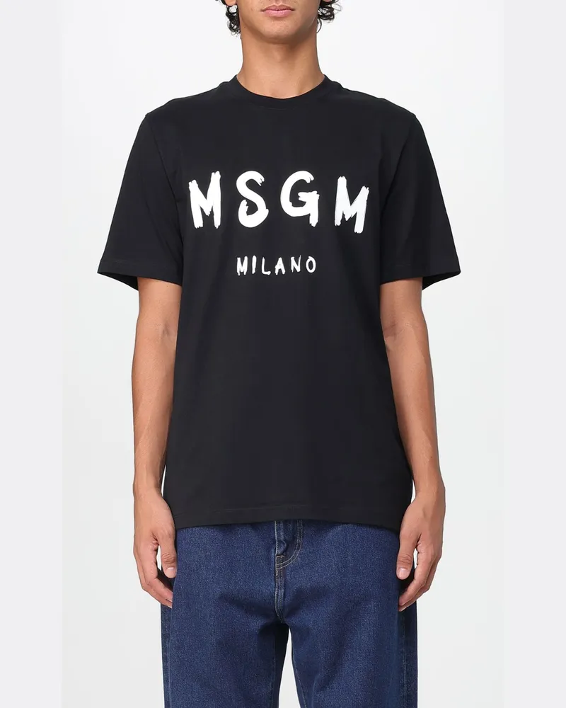 MSGM T-shirt herren Schwarz