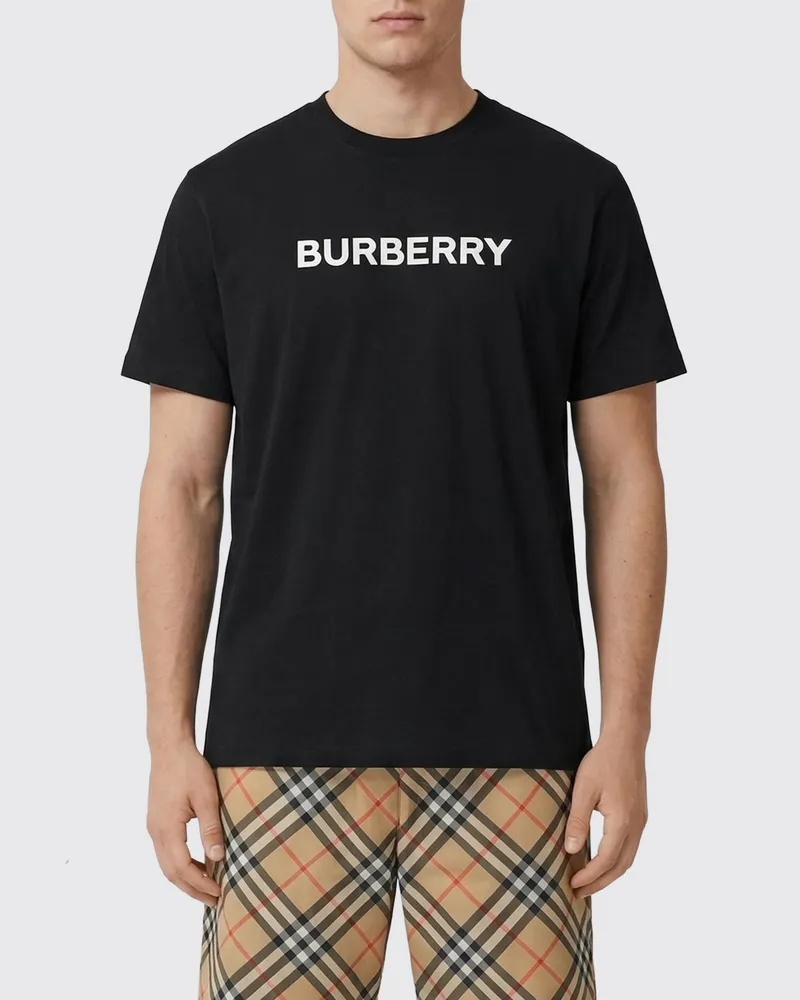 Burberry T-shirt herren Schwarz