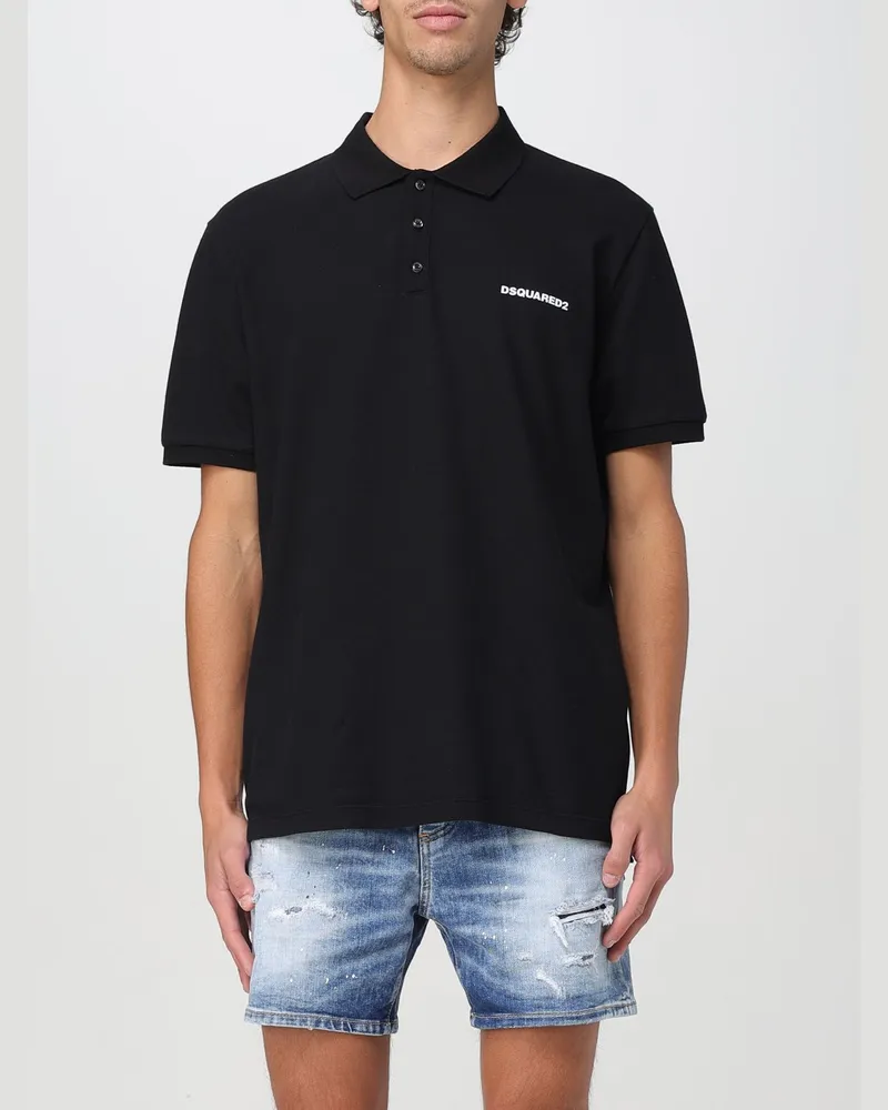 Dsquared2 Polo herren Schwarz